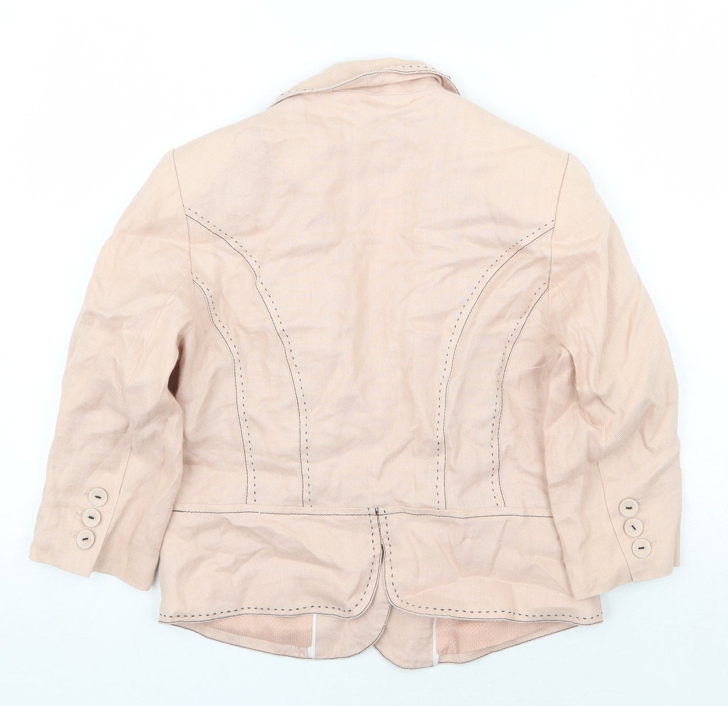 NEXT Womens Pink Jacket Size 10 Button