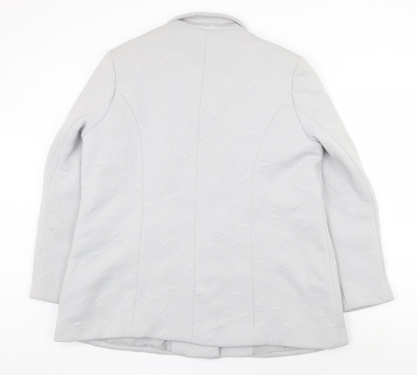 Slimma Womens Grey Jacket Size 20 Button