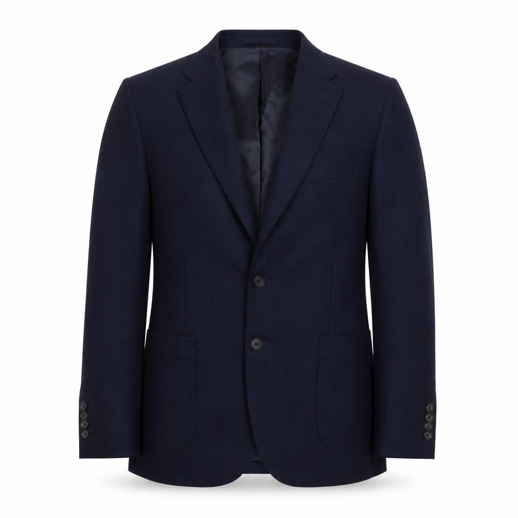 Marks & Spencer Mens Blue Polyester Jacket Suit Jacket Size 42 Regular