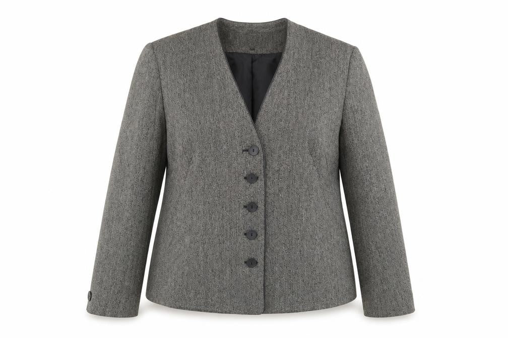 Debenhams Womens Grey Jacket Blazer Size 16 Button