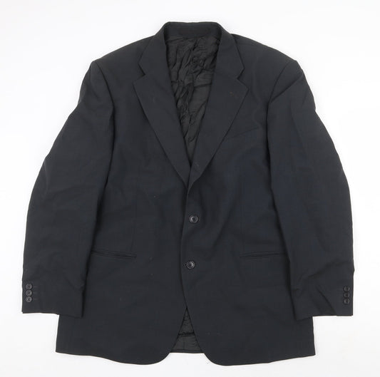 Marks and Spencer Mens Grey Polyester Jacket Suit Jacket Size 44 Regular