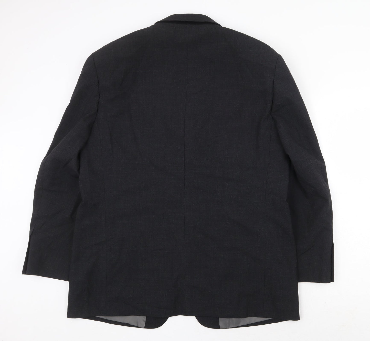 Marks and Spencer Mens Grey Polyester Jacket Suit Jacket Size 44 Regular