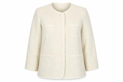 Paul Costelloe Womens White Cotton Jacket Blazer Size M