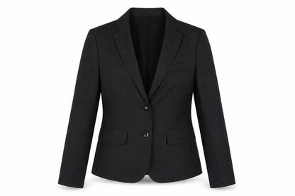 Stile Benetton Womens Grey Polyester Jacket Suit Jacket Size S