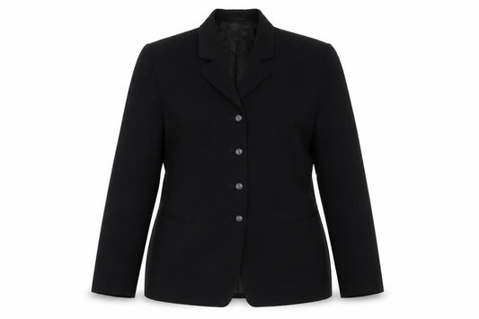 Marcona Womens Black Polyester Jacket Suit Jacket Size 14