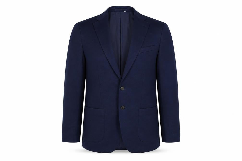 Marks & Spencer Mens Blue Polyester Jacket Suit Jacket Size 42 Regular