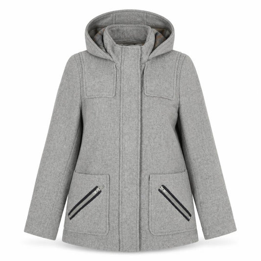 Warehouse Womens Grey Jacket Size 10 Zip