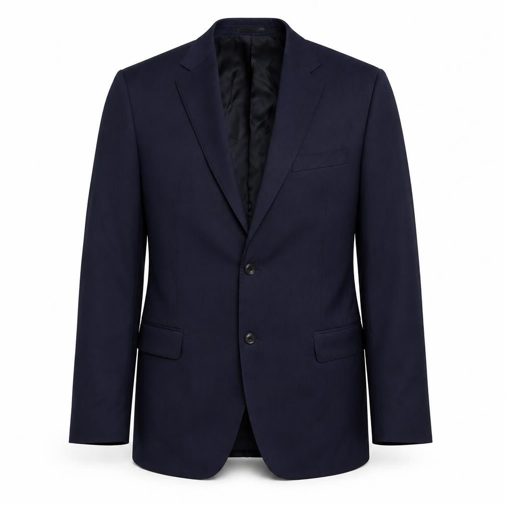T.M.JEWIN Mens Blue Wool Jacket Suit Jacket Size 42 Regular