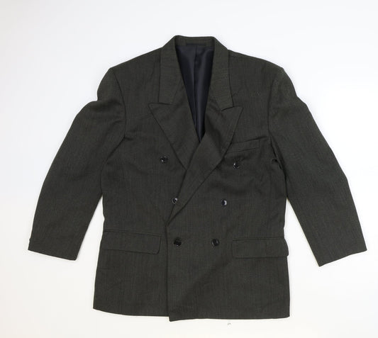 Marlow Mens Grey Polyester Jacket Suit Size 40 Regular