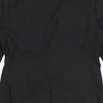 River Island Mens Grey Polyester Jacket Suit Jacket Size 40 Regular