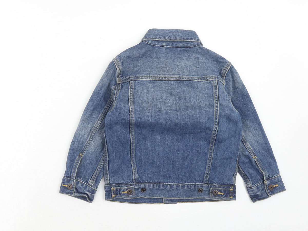 Gap Womens Blue Jacket Size XS Button