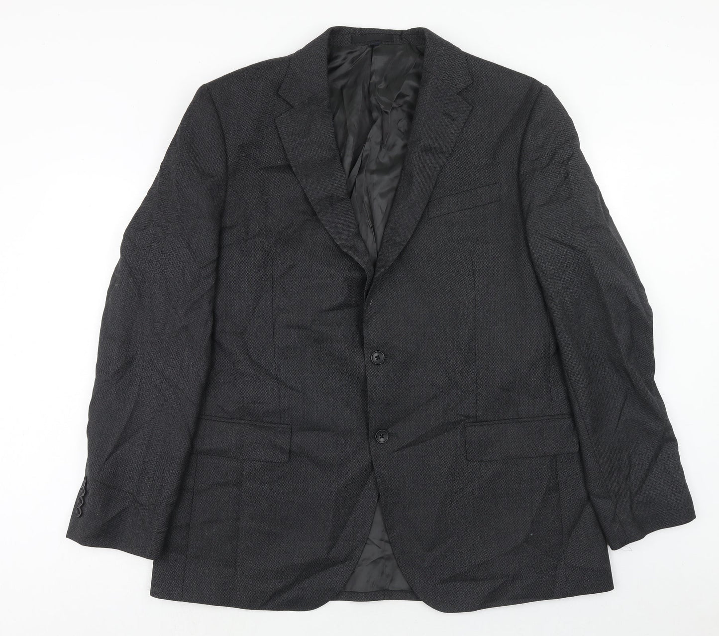 Marks and Spencer Mens Grey Wool Jacket Suit Jacket Size 44 Regular