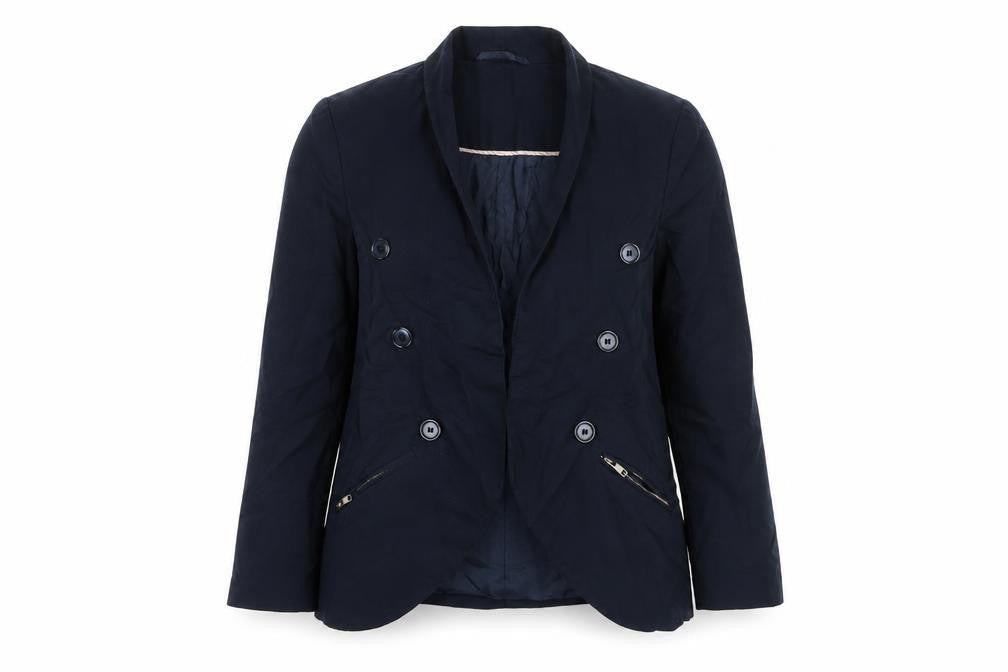 Topshop Womens Blue Jacket Blazer Size 8