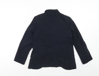 Topshop Womens Blue Jacket Blazer Size 8