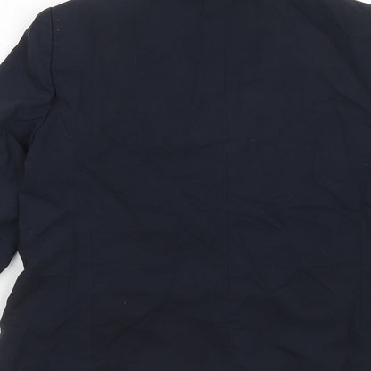 Topshop Womens Blue Jacket Blazer Size 8