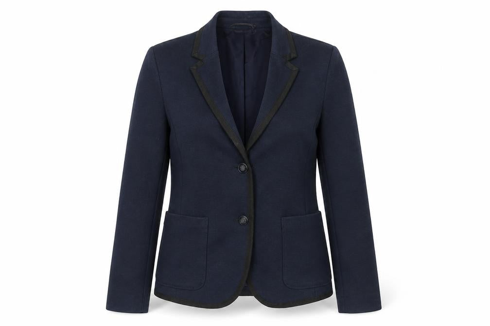Gap Womens Blue Polyacrylate Fibre Jacket Suit Jacket Size 8