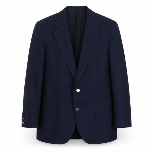 Marks & Spencer Mens Blue Polyester Jacket Blazer Size L Regular