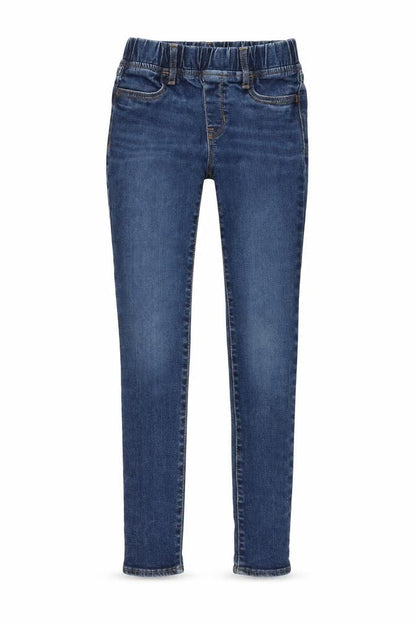 Gap Girls Blue Cotton Skinny Jeans Size 10 Years Regular Pullover