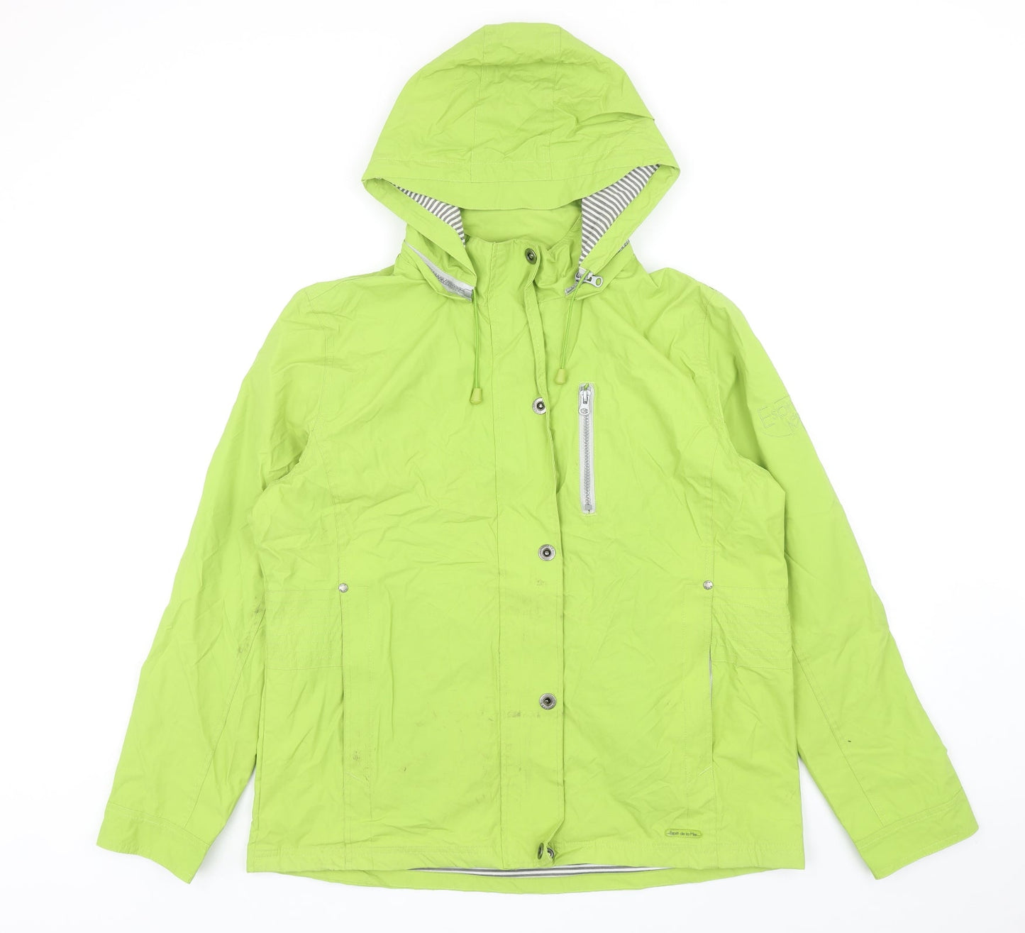 Esprit De La Mer Womens Green Jacket Size XL Zip