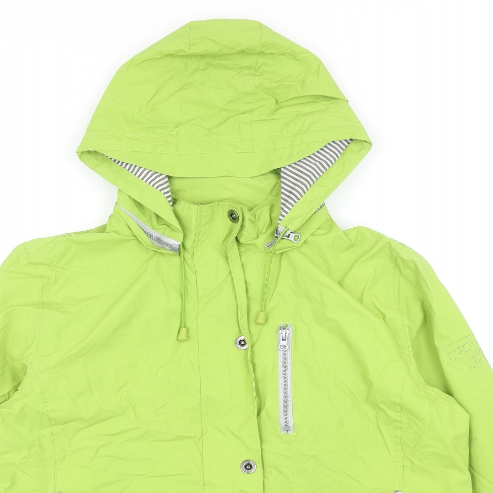 Esprit De La Mer Womens Green Jacket Size XL Zip