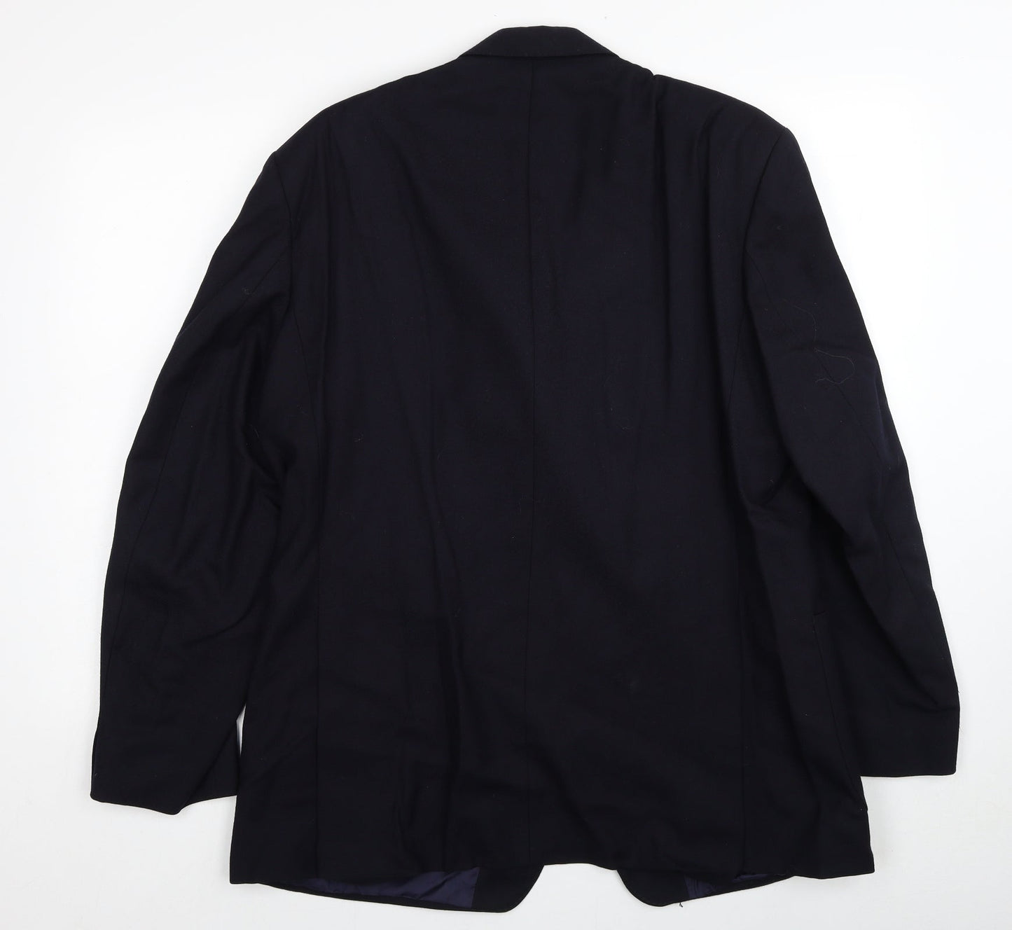 First Impressions Mens Blue Wool Jacket Suit Jacket Size 44 Regular