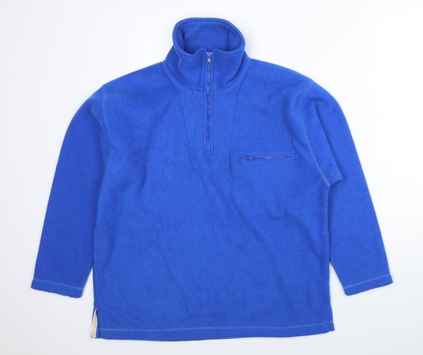 Great Plains Mens Blue Polyester Pullover Sweatshirt Size S