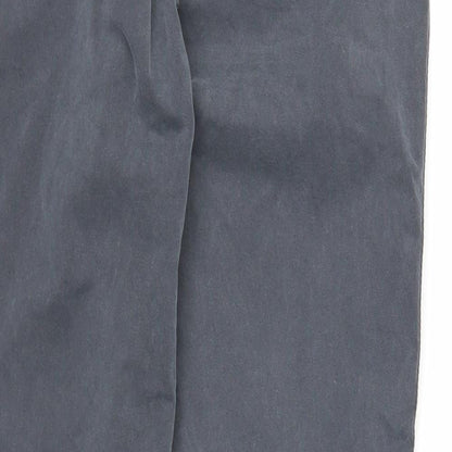 Gap Womens Grey Cotton Straight Jeans Size 8 Regular Zip