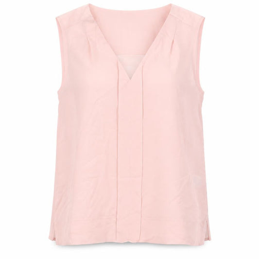 French Connection Womens Pink Polyester Basic Tank Size S V-Neck