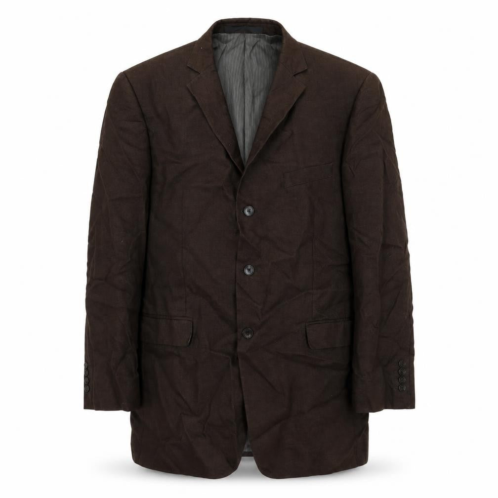 Marks & Spencer Mens Brown Wool Jacket Suit Jacket Size 42 Regular