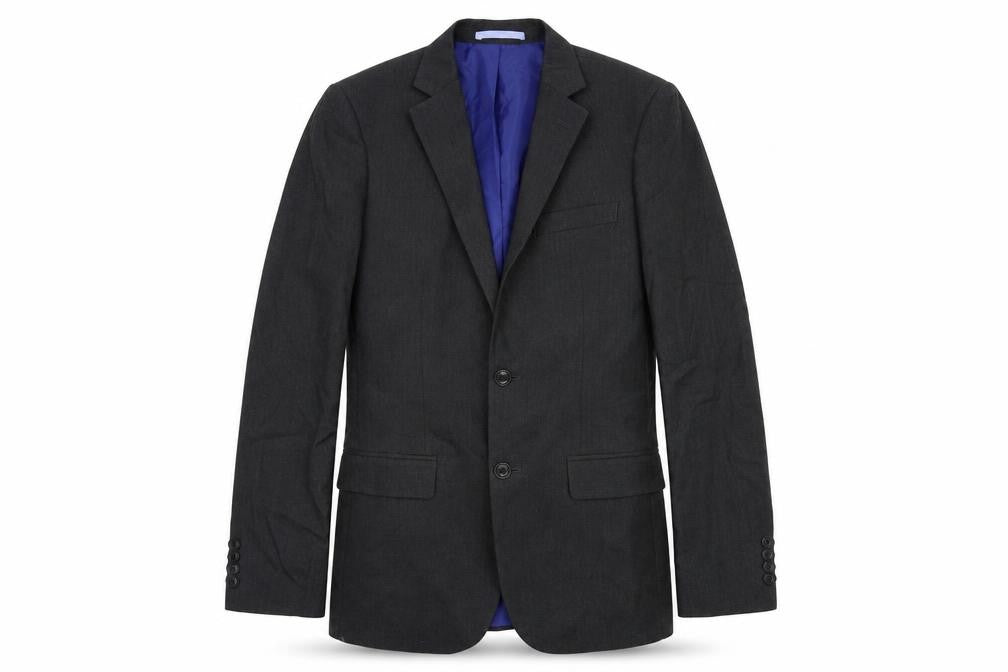 Marks & Spencer Mens Grey Wool Jacket Suit Jacket Size 38 Regular