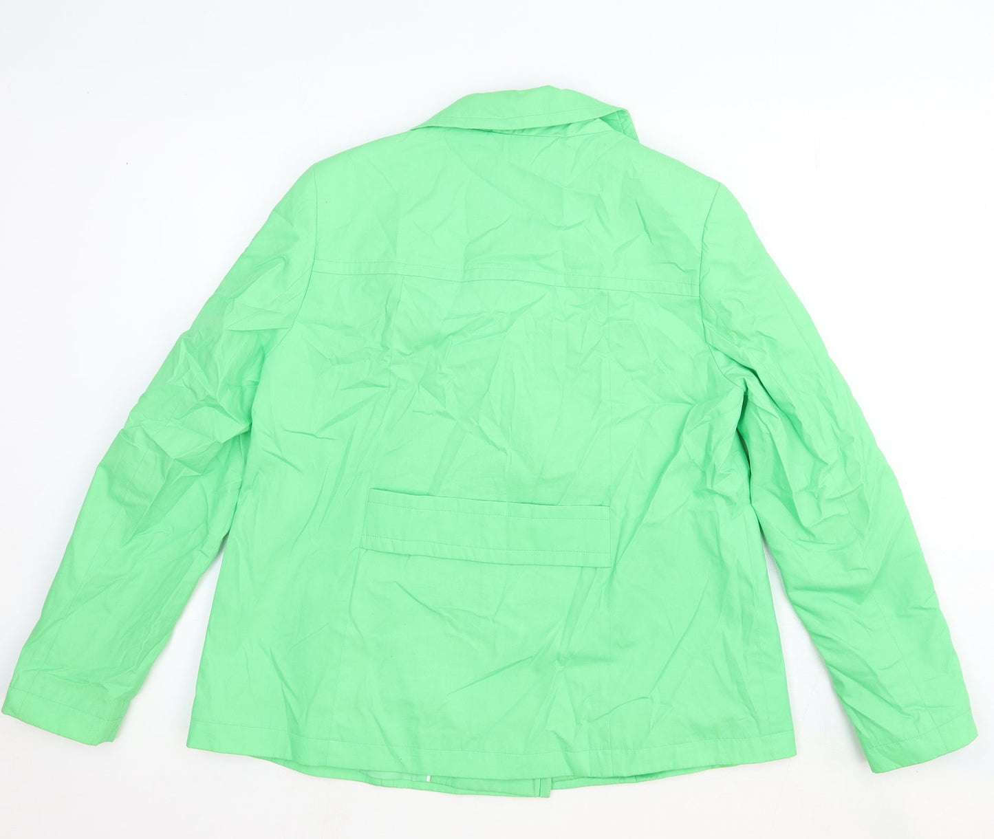 Marks & Spencer Womens Green Jacket Size 12 Button