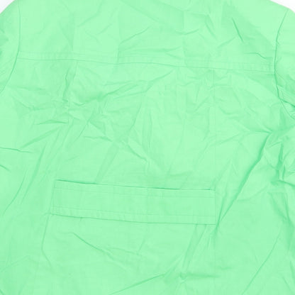 Marks & Spencer Womens Green Jacket Size 12 Button