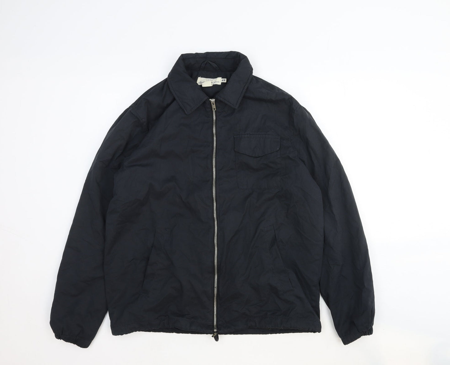 L.O.G.G Mens Black Jacket Size M Zip