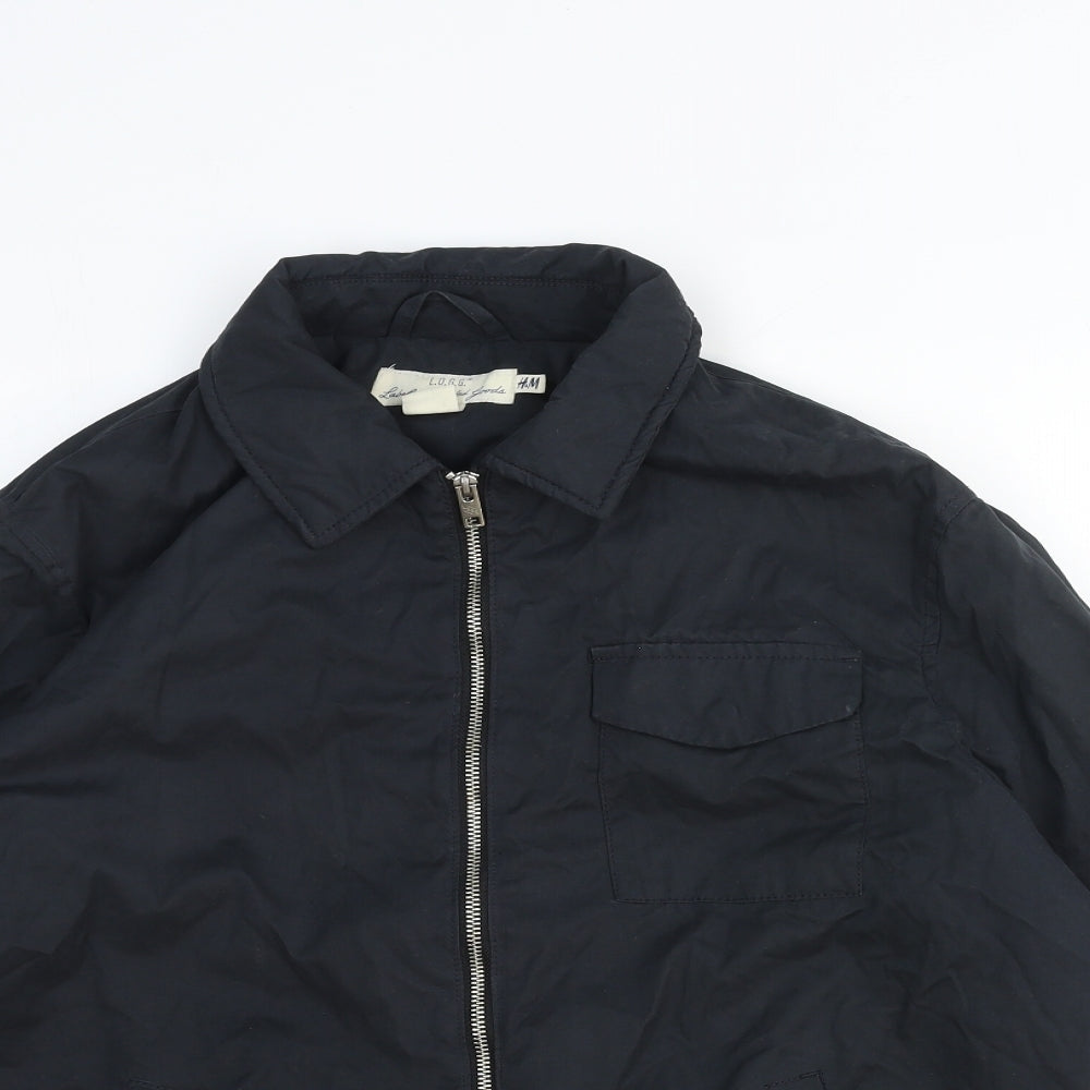 L.O.G.G Mens Black Jacket Size M Zip