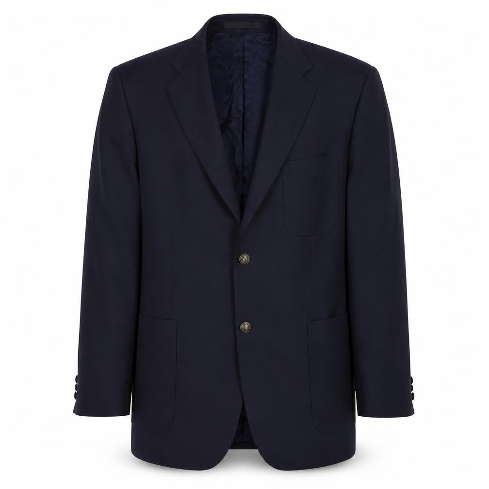 Marks & Spencer Mens Blue Wool Jacket Suit Jacket Size 40 Regular