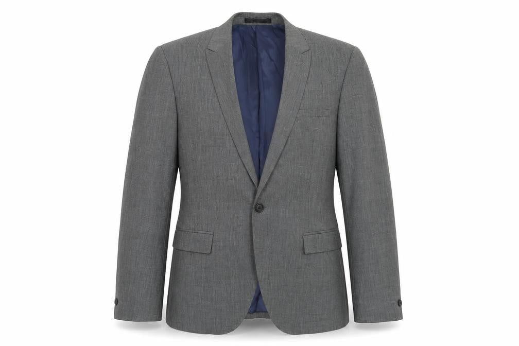 Debenhams Mens Grey Wool Jacket Suit Jacket Size 38 Regular