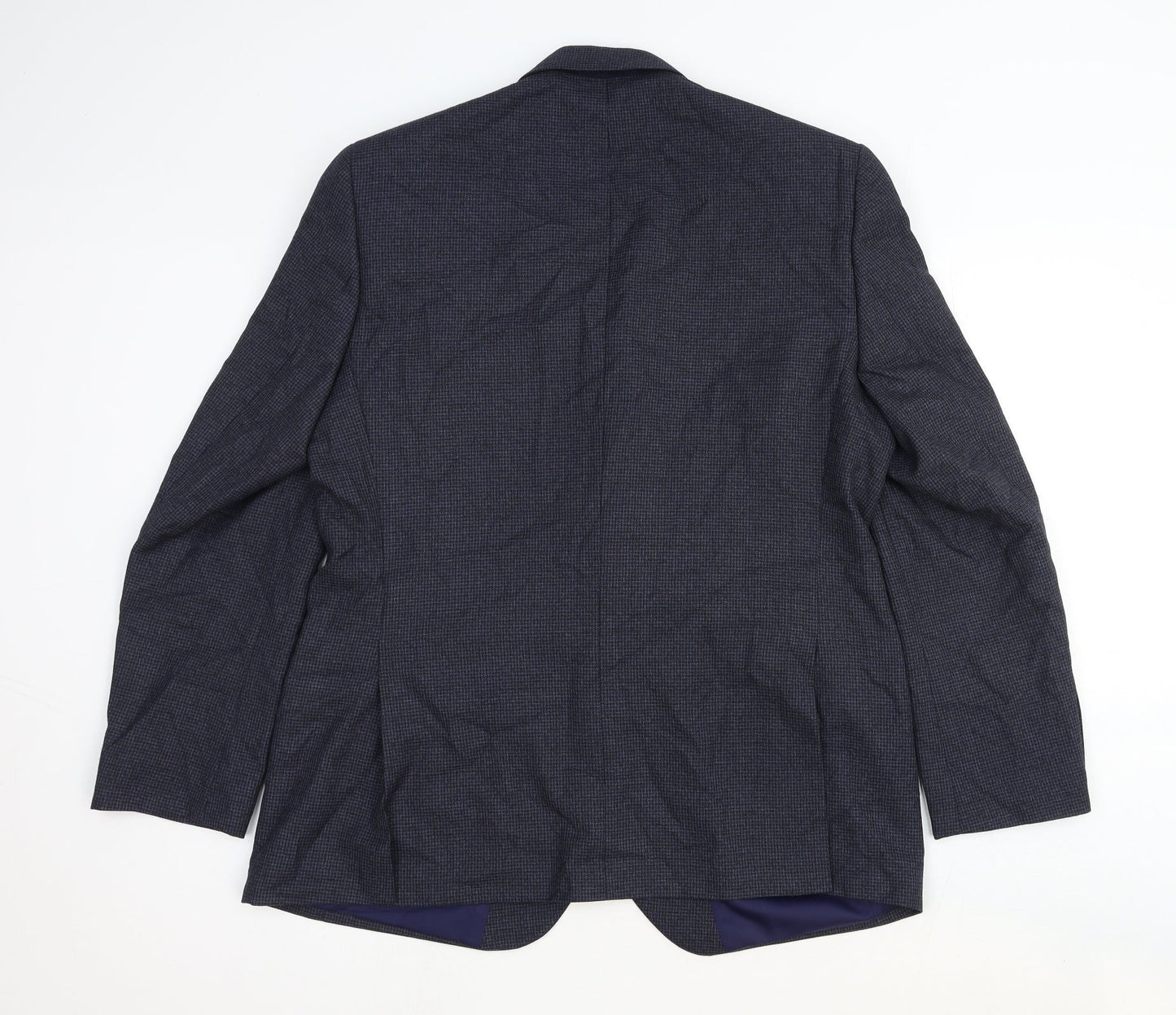 Marks and Spencer Mens Blue Wool Jacket Suit Jacket Size 42 Regular