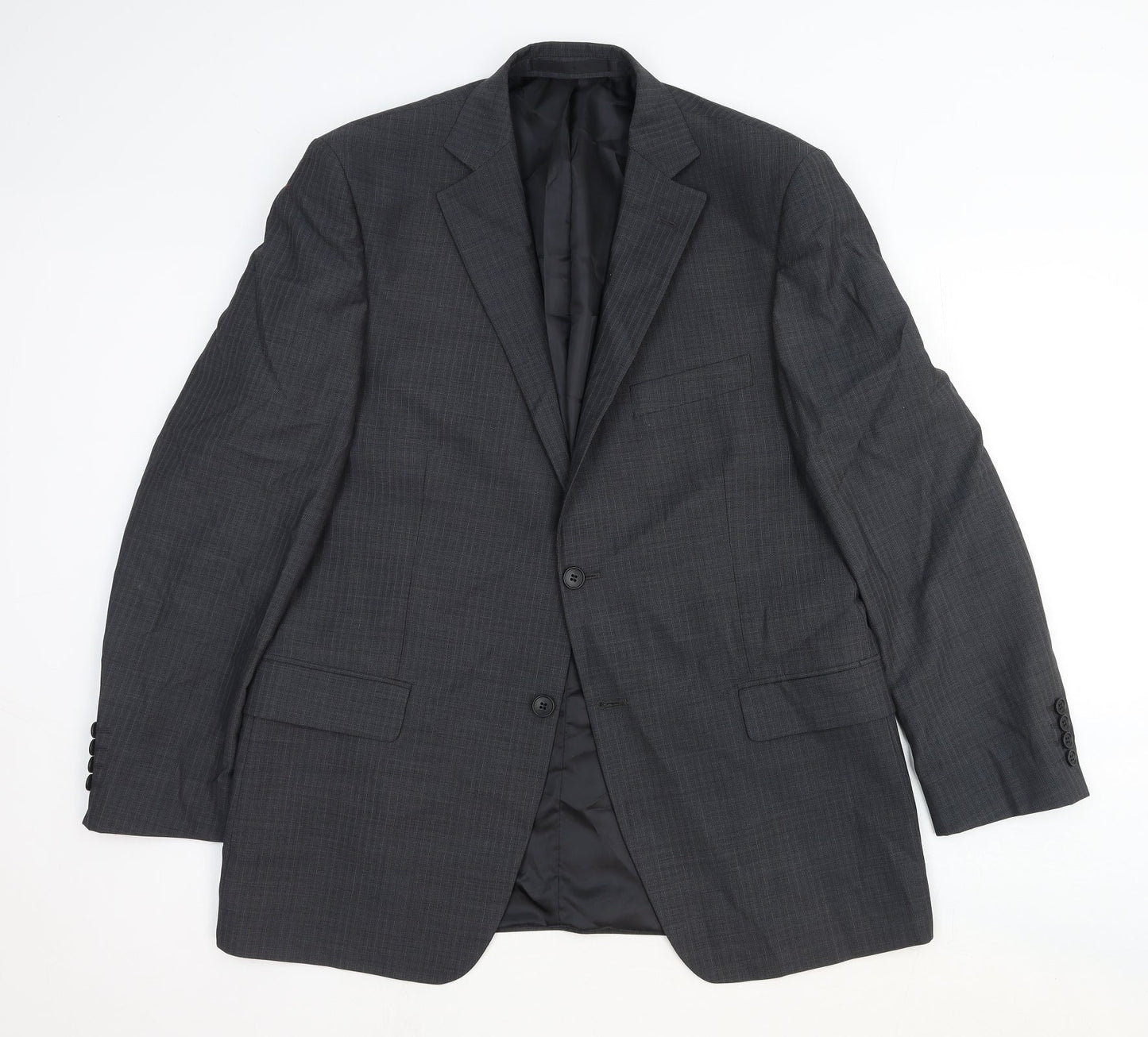 Marks and Spencer Mens Grey Wool Jacket Suit Jacket Size 42 Regular