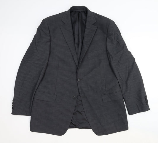 Marks and Spencer Mens Grey Wool Jacket Suit Jacket Size 42 Regular