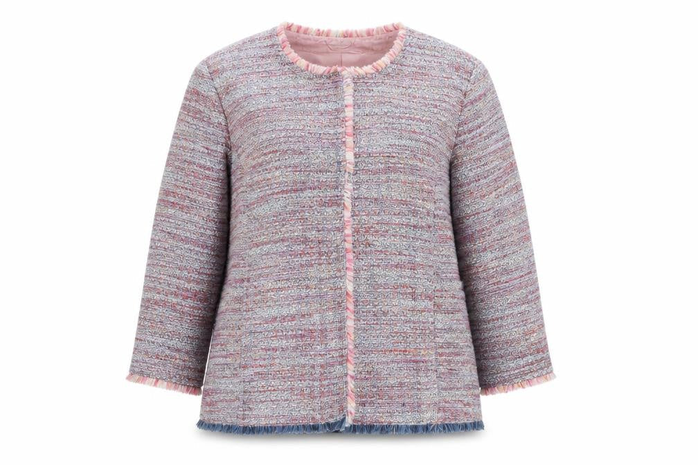 Preworn Womens Multicoloured Jacket Blazer Size 16 Snap