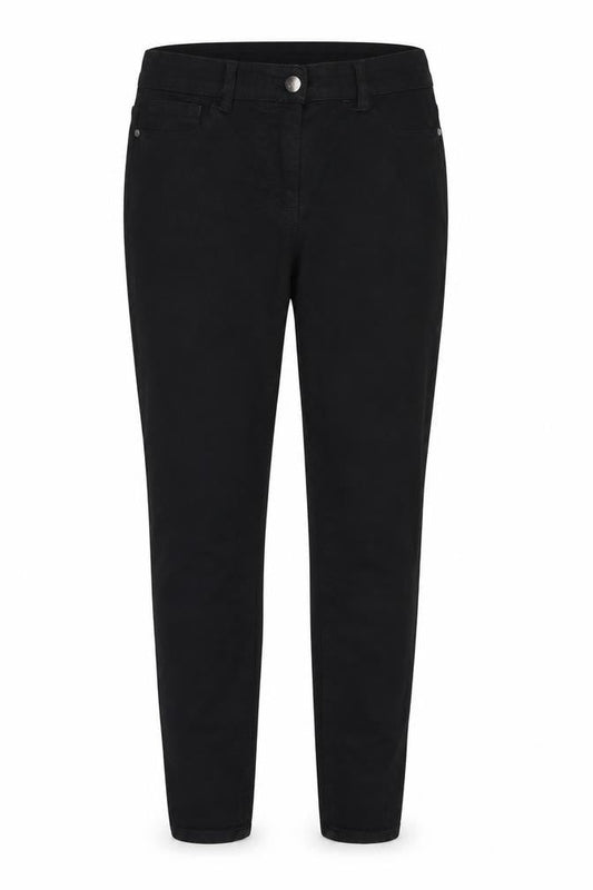 Next Womens Black Cotton Jegging Jeans Size 30 in Slim Zip