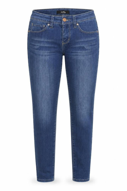 Royalty Womens Blue Cotton Skinny Jeans Size 28 in Regular Zip