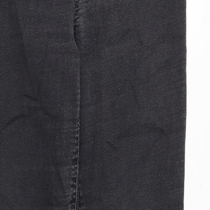 Marks & Spencer Womens Grey Cotton Jegging Jeans Size 10 Regular