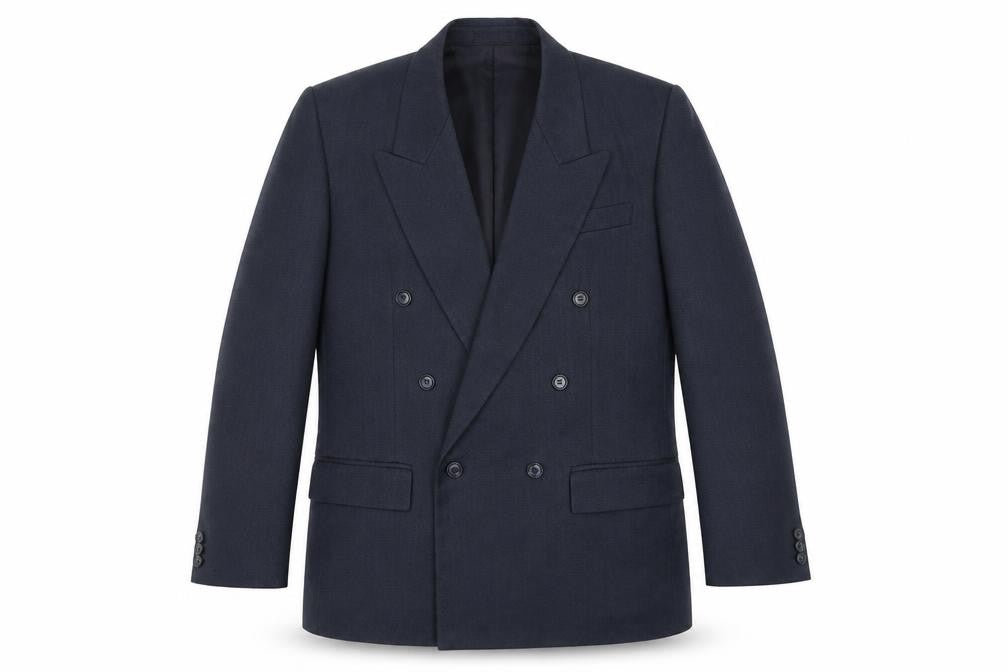 Lassics Mens Blue Polyester Jacket Suit Jacket Size 40 Regular
