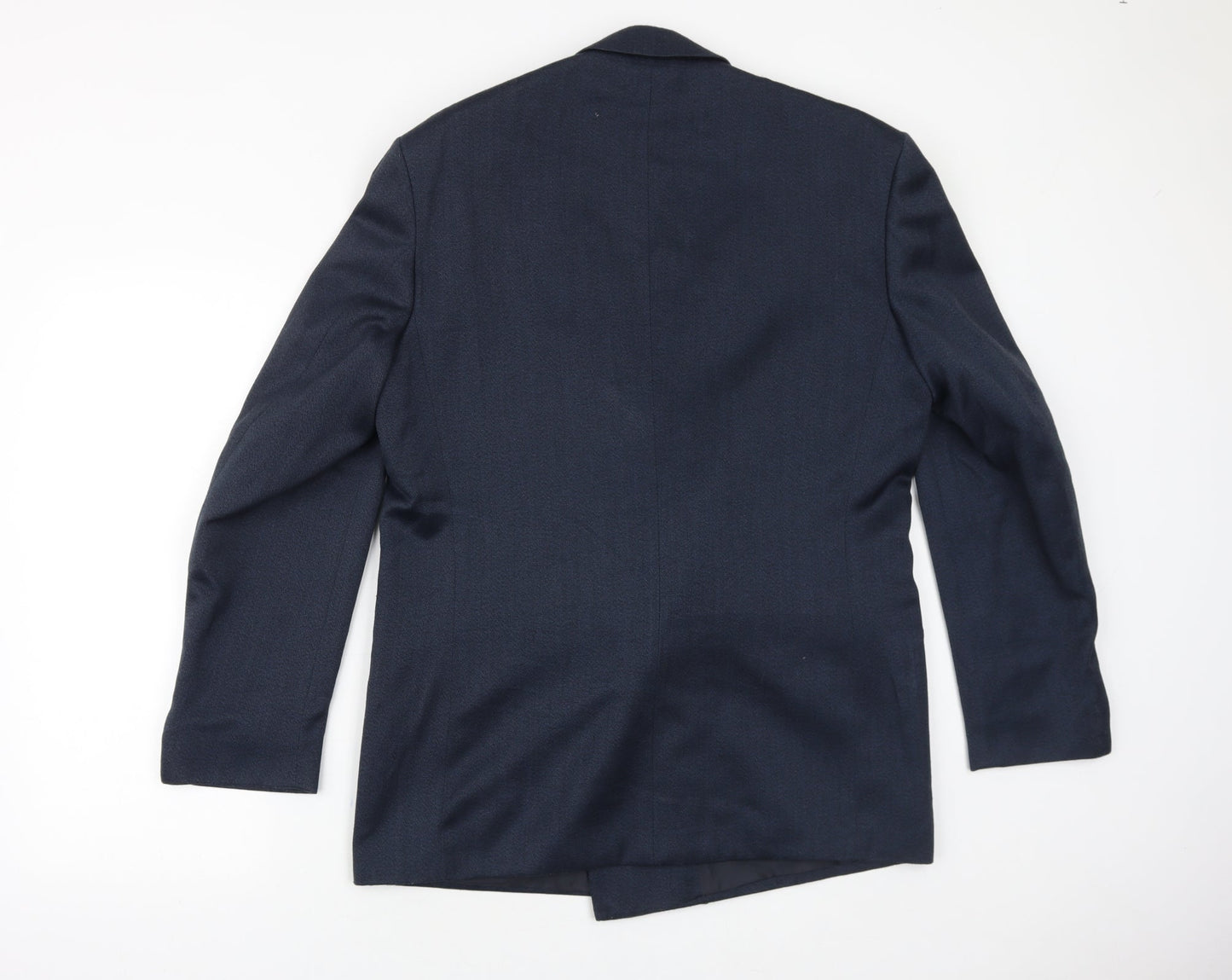 Lassics Mens Blue Polyester Jacket Suit Jacket Size 40 Regular
