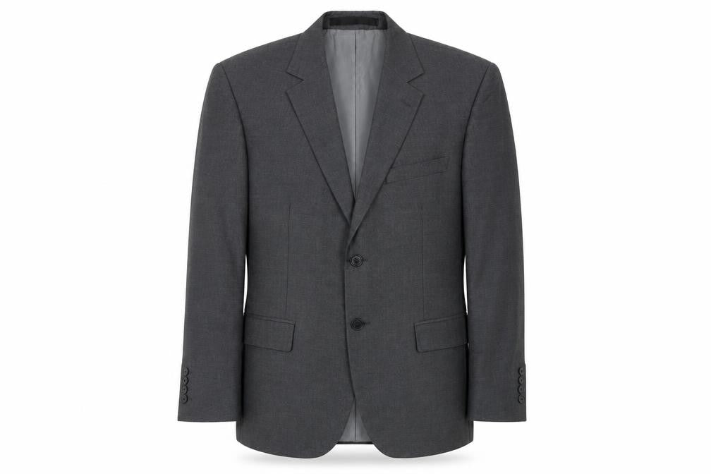 Marks & Spencer Mens Grey Polyester Jacket Suit Jacket Size 38 Regular