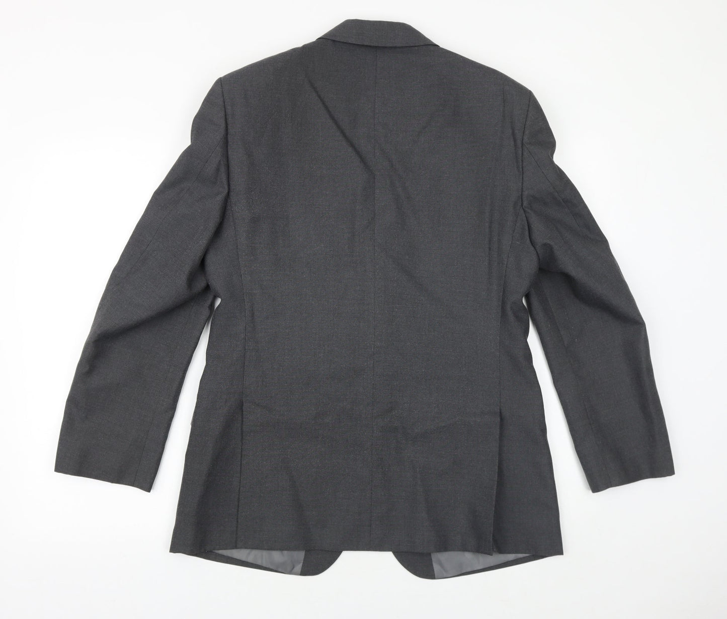 Marks and Spencer Mens Grey Polyester Jacket Suit Jacket Size 38 Regular