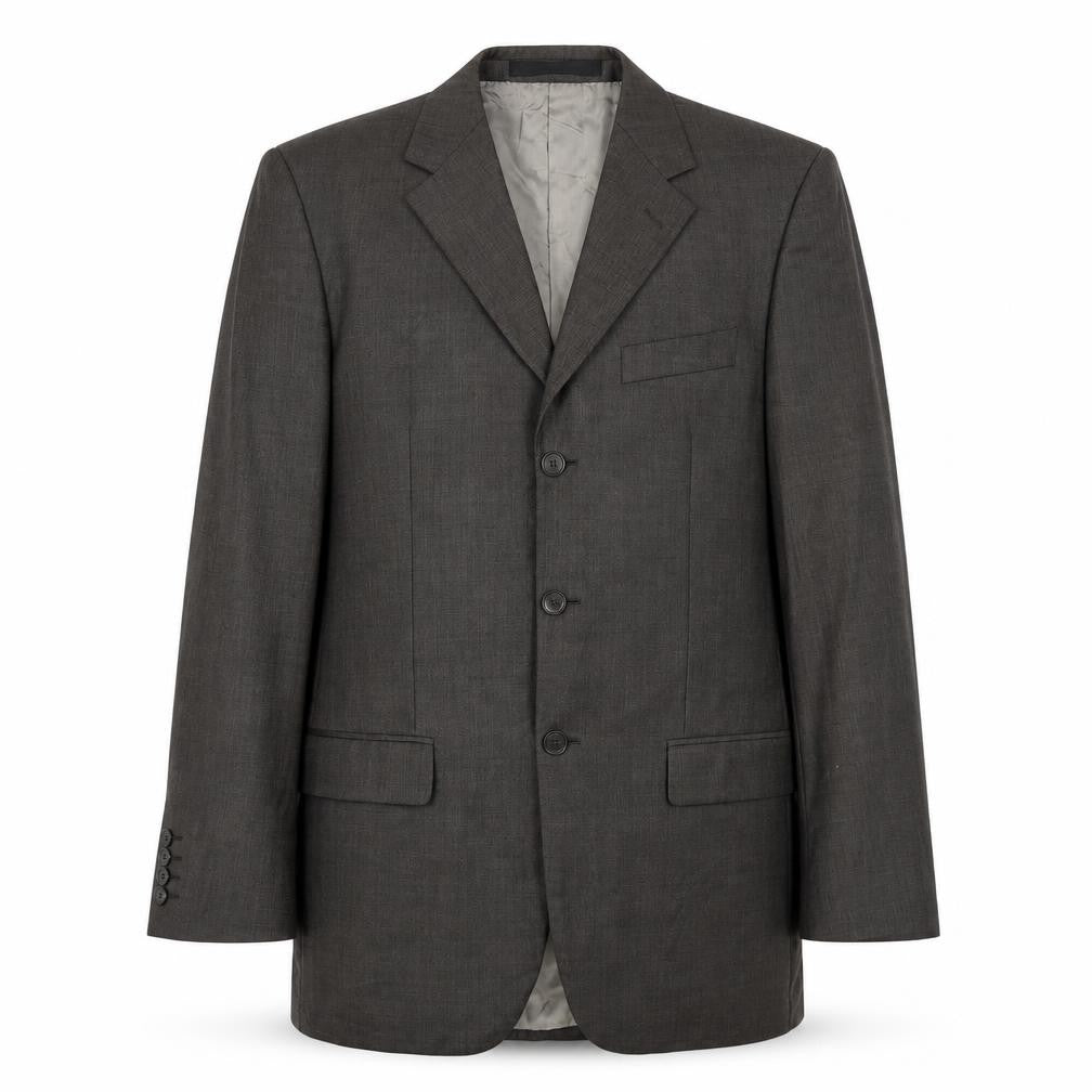 Marks & Spencer Mens Grey Wool Jacket Suit Jacket Size 38 Regular