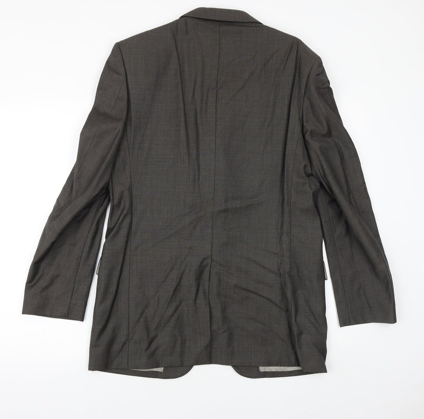 Marks and Spencer Mens Grey Wool Jacket Suit Jacket Size 38 Regular