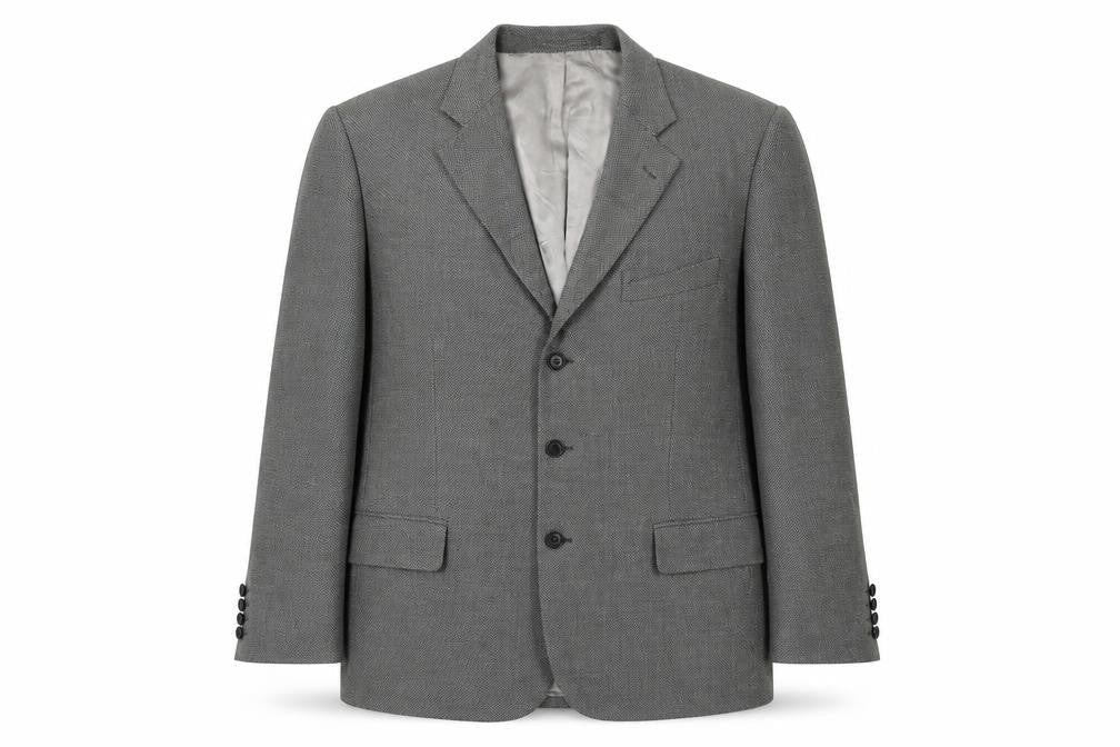 Marks & Spencer Mens Grey Wool Jacket Suit Jacket Size 44 Regular